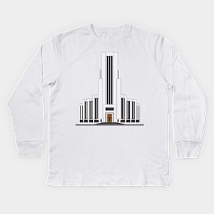 The Moorish Building Kids Long Sleeve T-Shirt